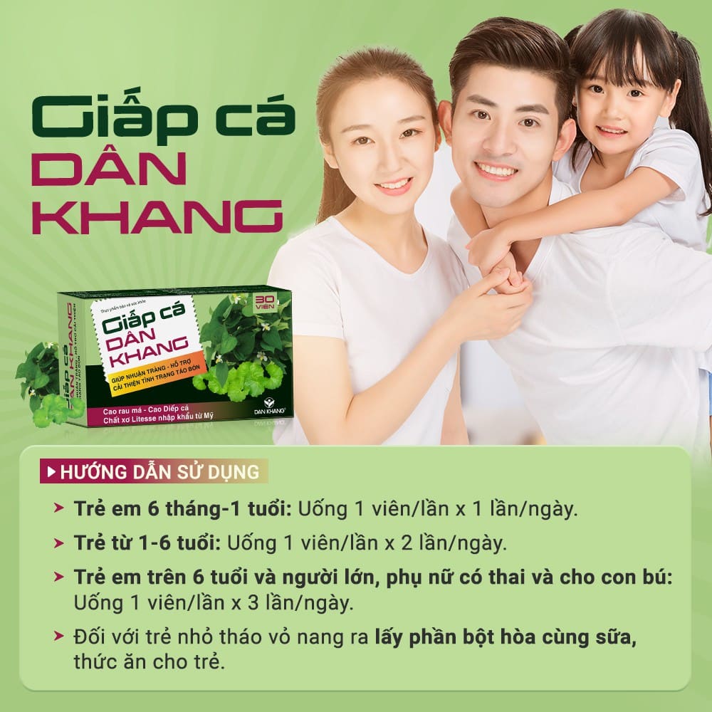 Giấp cá Dân Khang - Hỗ trợ nhuận tràng, tăng cường tiêu hóa - Ảnh 4
