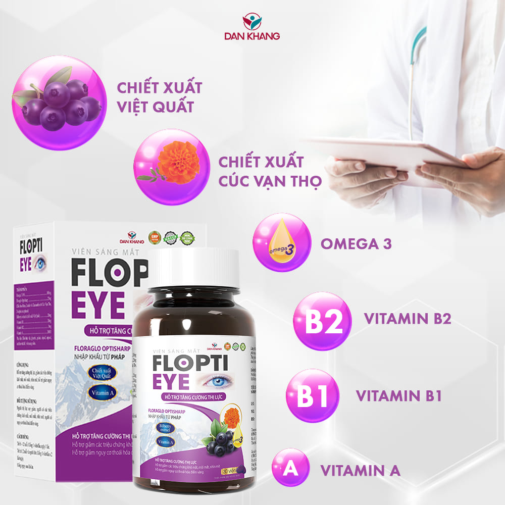 Viên uống sáng mắt Flopti Eye - Ảnh 2