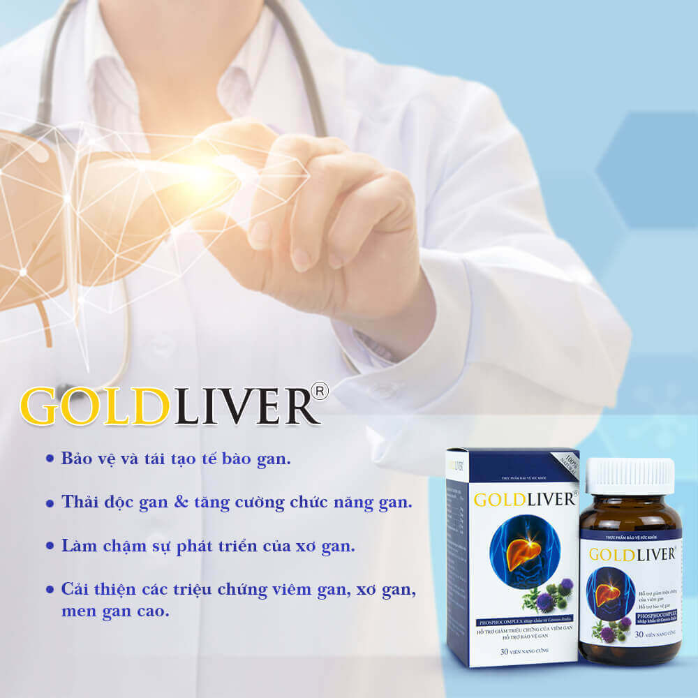 GoldLiver - Hỗ trợ hạ men gan, tăng cường chức năng gan - Ảnh 2