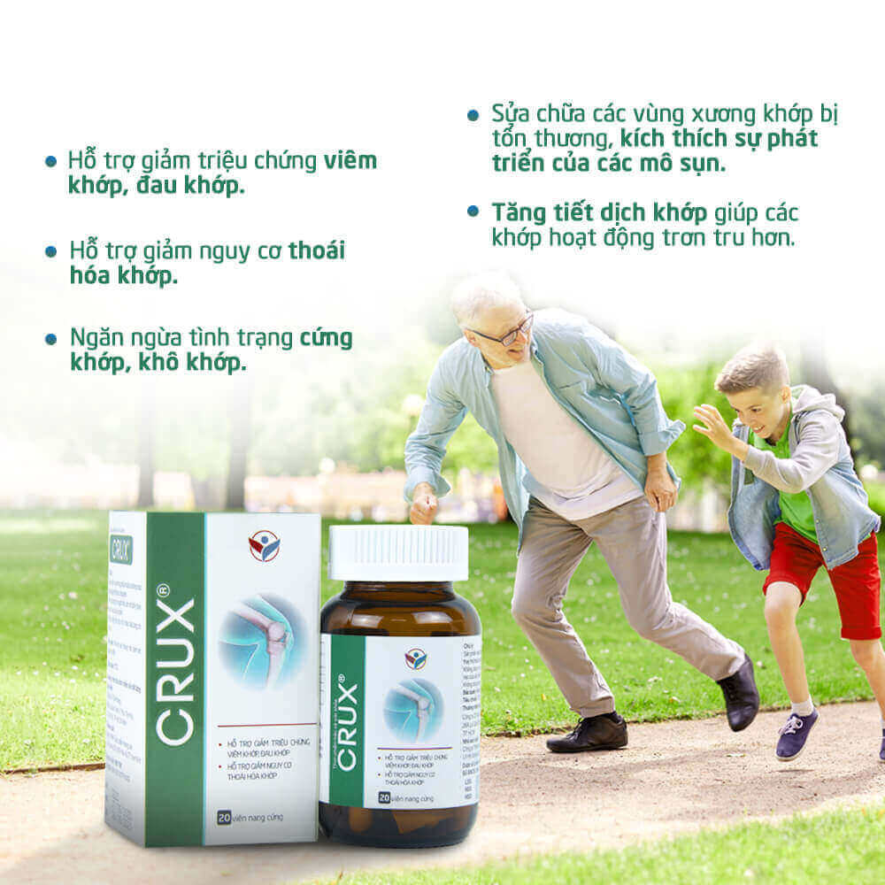 Viên uống Crux - Hỗ trợ giảm đau nhức xương khớp - Ảnh 2
