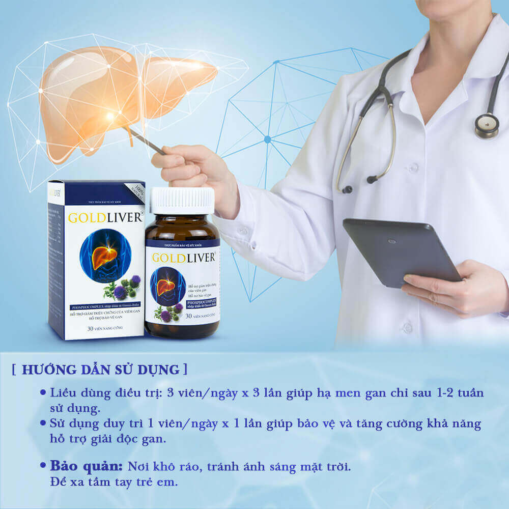 GoldLiver - Hỗ trợ hạ men gan, tăng cường chức năng gan - Ảnh 4