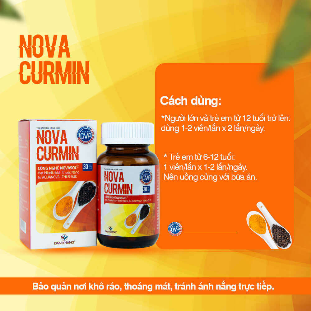Novacurmin - Hỗ trợ giảm triệu chứng viêm loét dạ dày - Ảnh 3