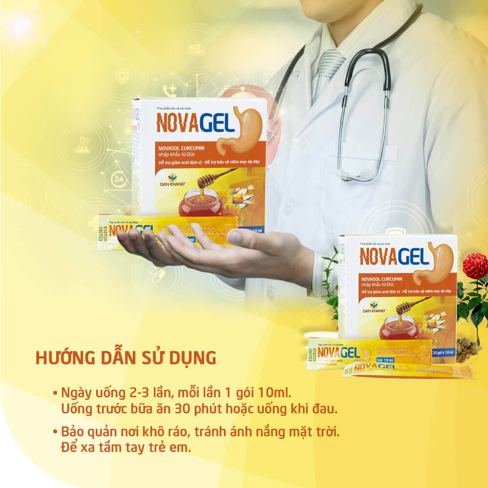 Novagel - Hỗ trợ giảm acid dịch vị - Ảnh 3
