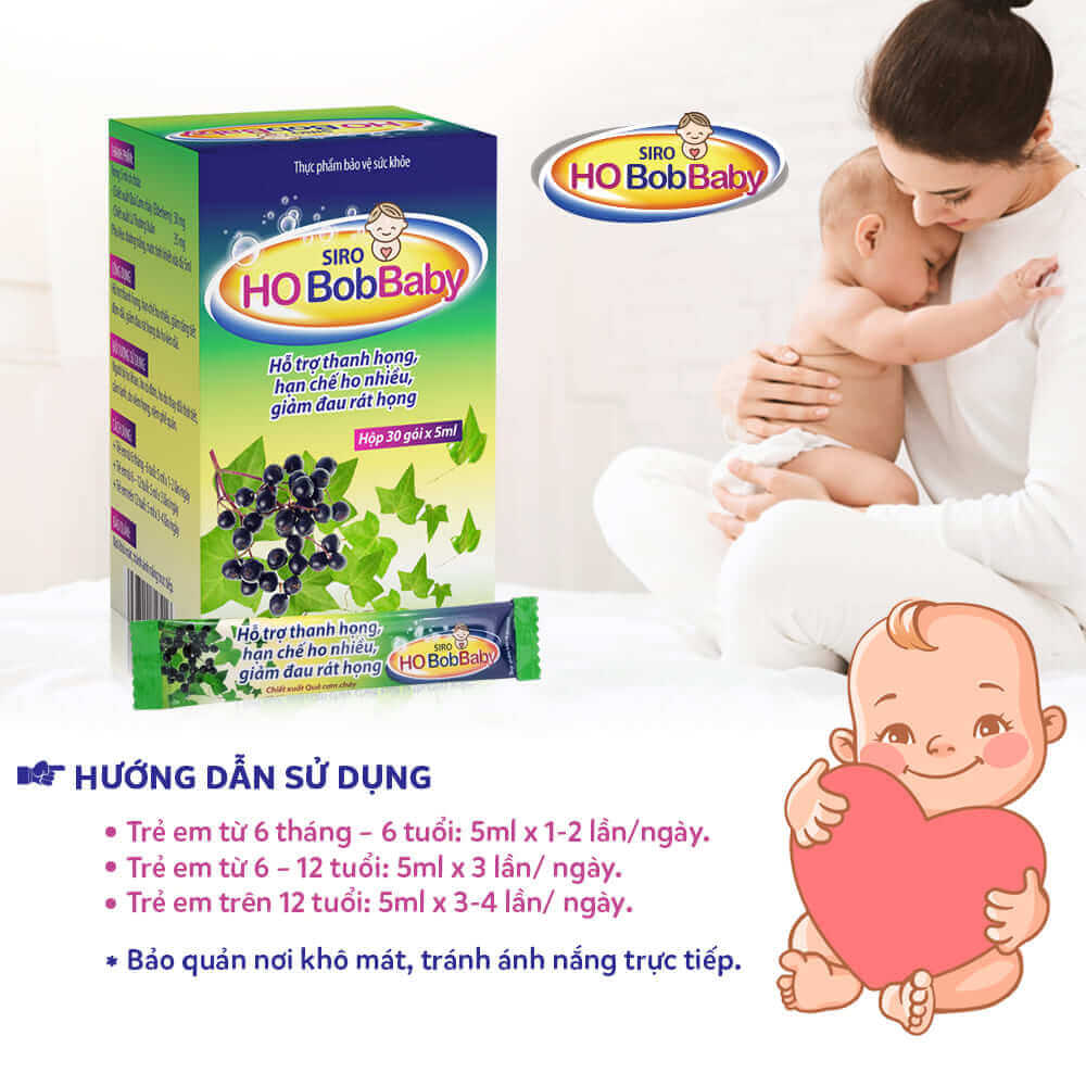 Siro Ho BobBaby - Hỗ trợ thanh họng, giảm ho - Ảnh 4