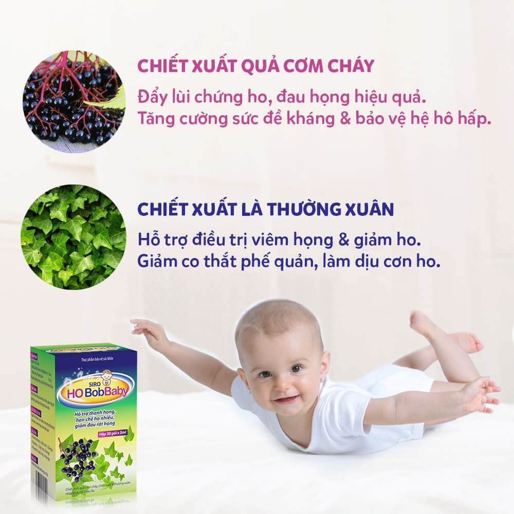 Siro Ho BobBaby - Hỗ trợ thanh họng, giảm ho - Ảnh 3