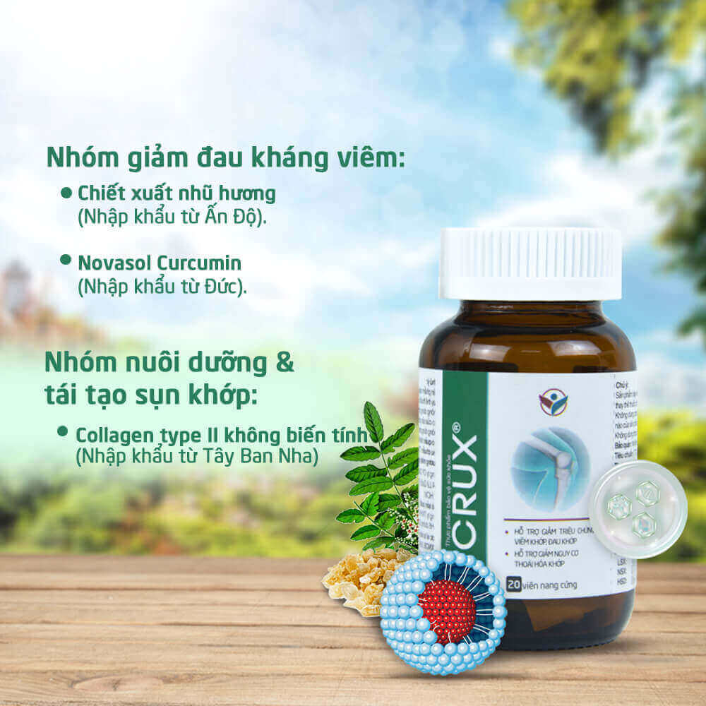 Viên uống Crux - Hỗ trợ giảm đau nhức xương khớp - Ảnh 4